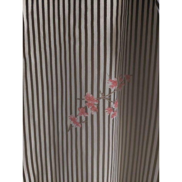 solitaire by ravi khosla Tops Shirts Women L,striped,Floral,Rayón,Roll Tab Sleev - Picture 5 of 8